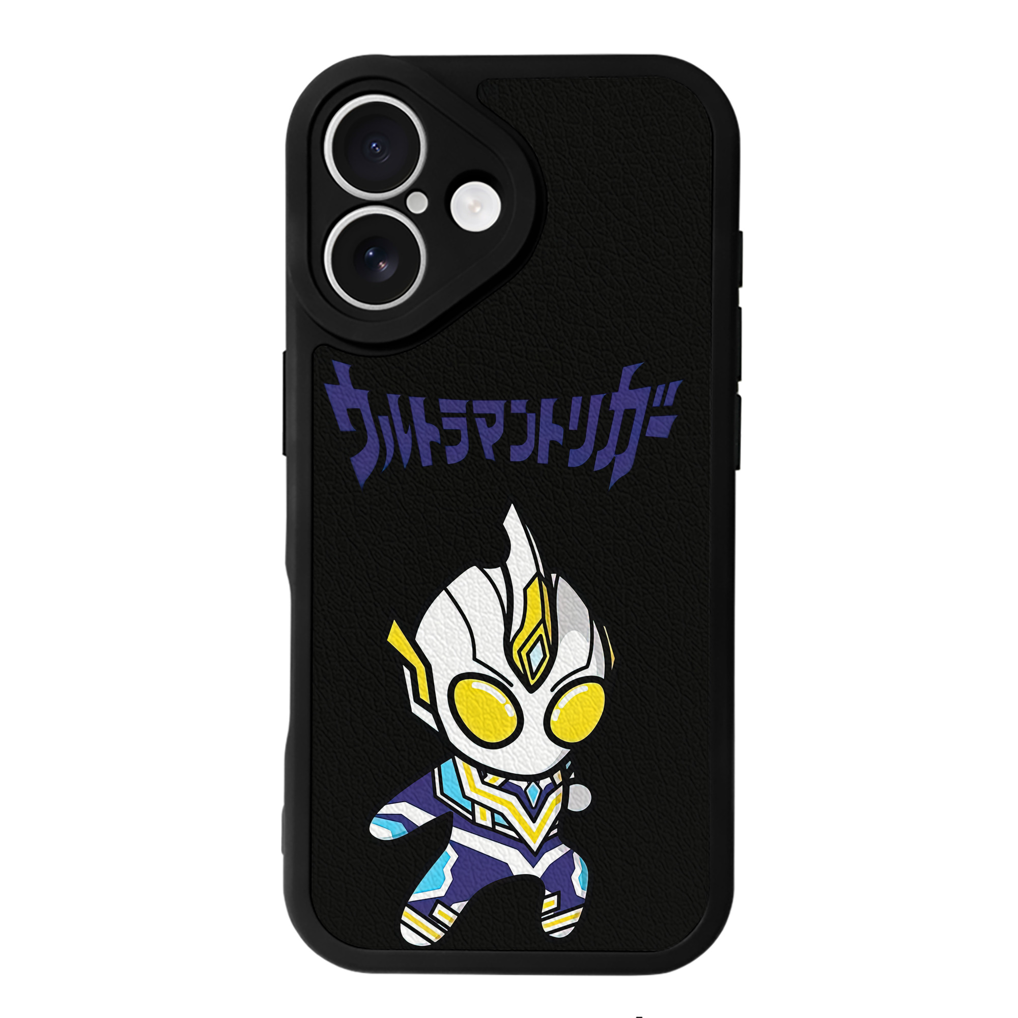（画像用） ウルトラマン Ultraman 【iPhone 16シリーズ対応】シリコンスマホケース（レザー調） 材質：シリコン